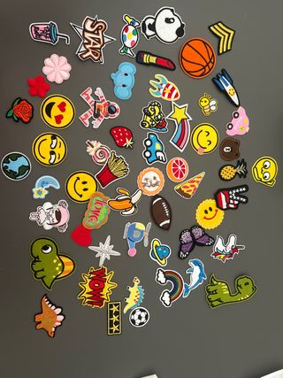 Kit 55 Parches Termoadhesivos Bordados – Nuevos