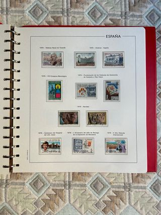 Álbum Sellos España Edifil 1975-1983