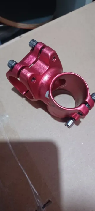 Potencia MTB Roja Aluminio