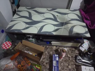 Mesa de centro cristal diseño moderno