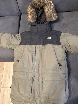 Abrigo The North Face Negro y Verde