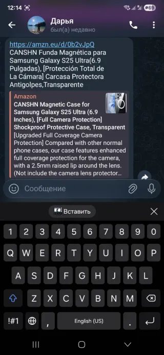 CANSHN Magnetic Case for Samsung Galaxy S25 Ultra