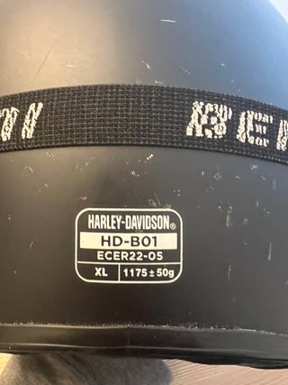 Casco Harley Davidson XL con Gafas Bertoni