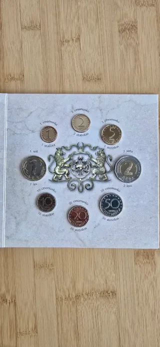 Estuche oficial Leva de Bulgaria