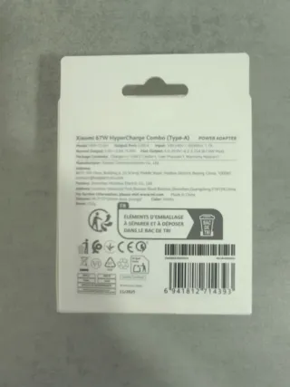 Cargador Xiaomi 67W HyperCharge Combo