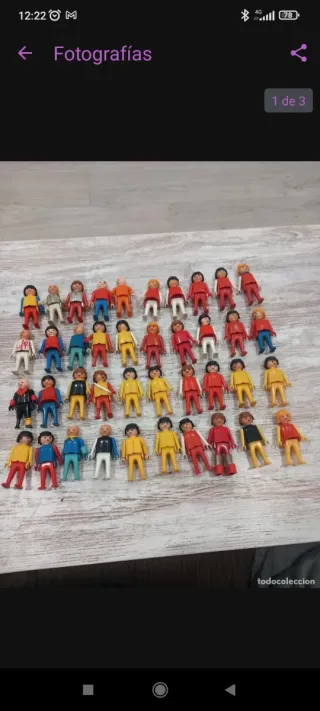 Lote 40 Muñecos Playmobil Clásicos 1974