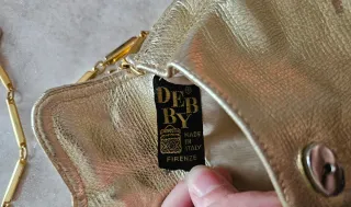 Borsa vintage anni 70 oro