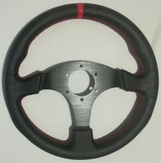 Volante deportivo 330 mm polipiel