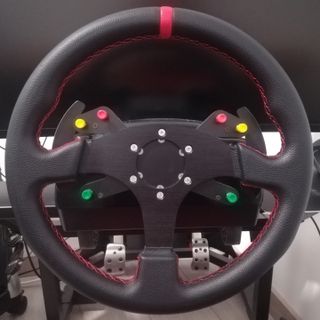 Volante deportivo 330 mm polipiel