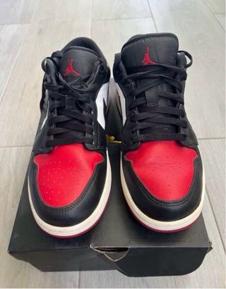 Nike Air Jordan 1 Low Rojo y Negro