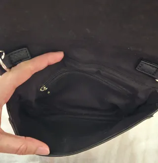 Borsa Stradivarius nera con tracolla