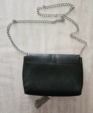 Borsa Stradivarius nera con tracolla