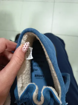 Botines azules con cordones y plataforma