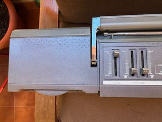 HITACHI TRK-W55E Boombox Radio Cassette 4 BAND Rec