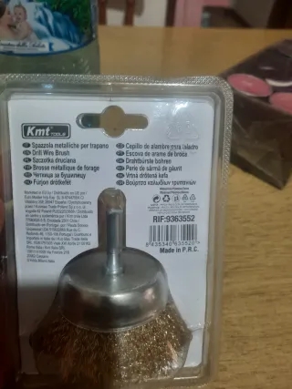 Spazzola metallica Kmt Tools per trapano