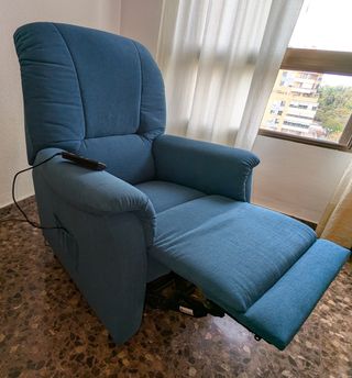 Sillón Jucar Eléctrico PowerLift Azul