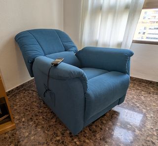 Sillón Jucar Eléctrico PowerLift Azul