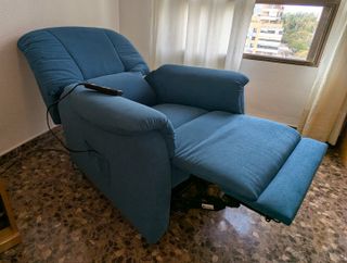 Sillón Jucar Eléctrico PowerLift Azul