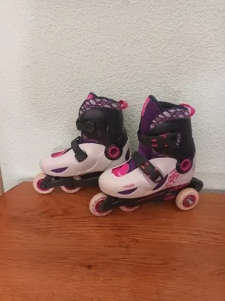 Patines 4 ruedas Oxelo ajustables número 32 a 34