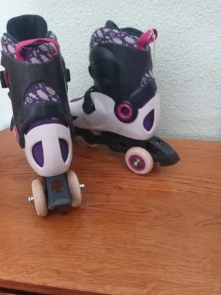 Patines 4 ruedas Oxelo ajustables número 32 a 34