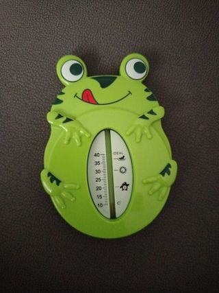 Termómetro rana para bañera bebé
