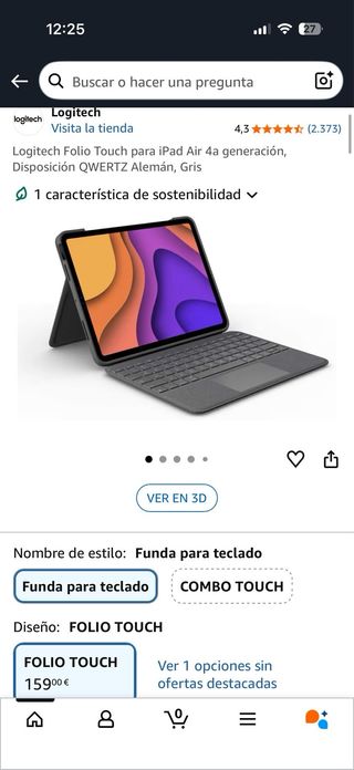 Logitech Folio Touch iPad Air 4ª Gen