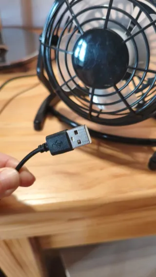 Ventilador USB Negro