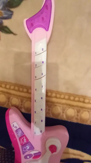 Guitarra Juguete Rosa músical