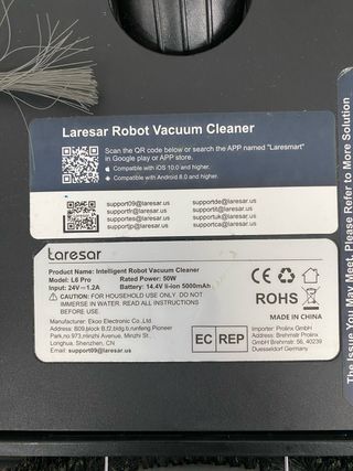 Robot Aspirador Laresar