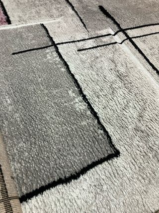 Alfombra 160x230 Gris y Morado