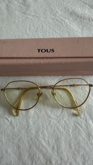 Gafas TOUS VTO376 COL 0300 140 Doradas