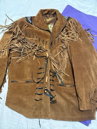 Chaqueta Stars and Stripes Flecos Marrón