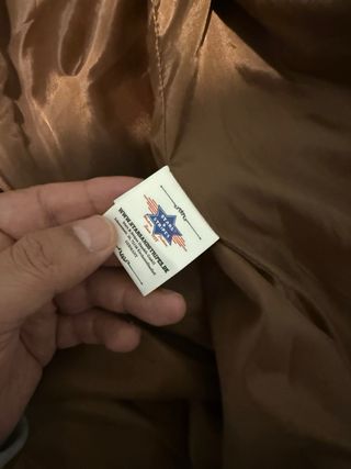 Chaqueta Stars and Stripes Flecos Marrón