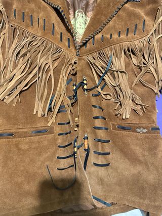 Chaqueta Stars and Stripes Flecos Marrón