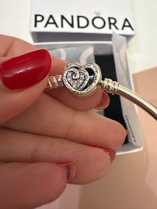 Pulsera Pandora Corazón Plata Nueva