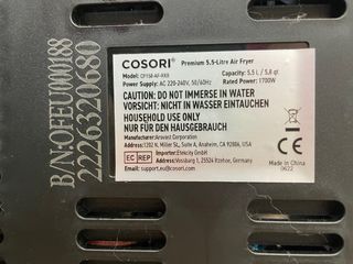 Freidora Cosori 5.5L