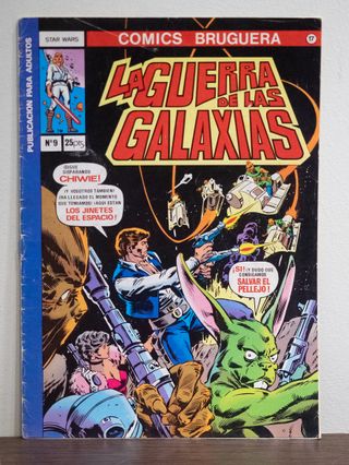 Cómics "La Guerra de las Galaxias".