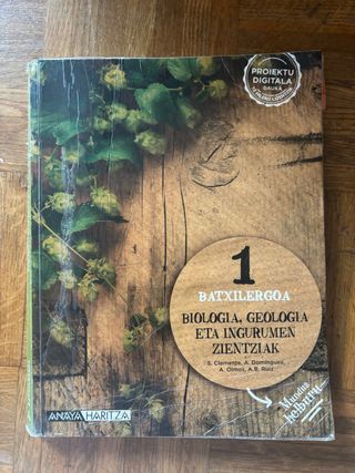 Biologia, Geologia eta Ingurumen Zientziak 1.