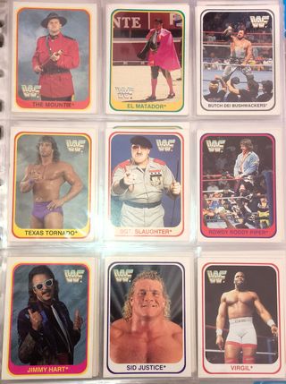 Carte WWF Wrestling Merlin 1991 Set Completo