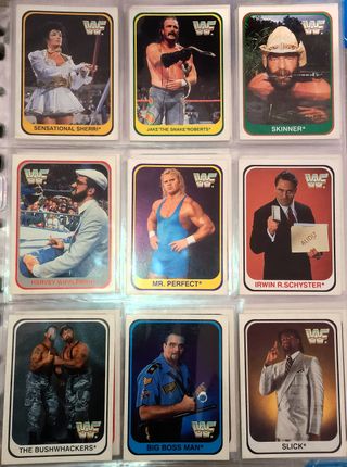 Carte WWF Wrestling Merlin 1991 Set Completo