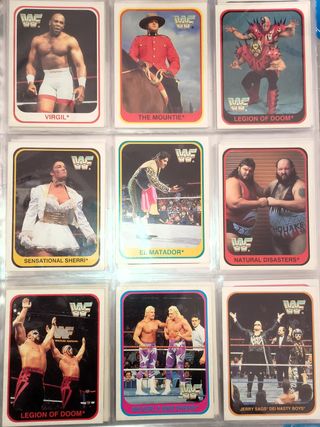 Carte WWF Wrestling Merlin 1991 Set Completo