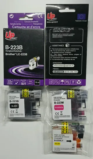 Tintas UP PRINT B-223B B-223M B-225XLY