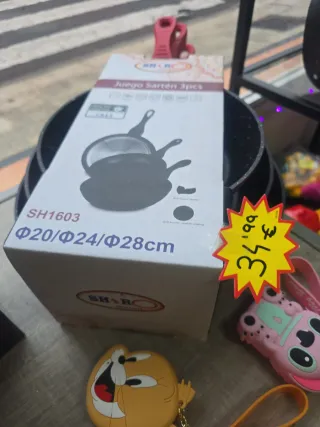 Set 3 Sartenes SH1603