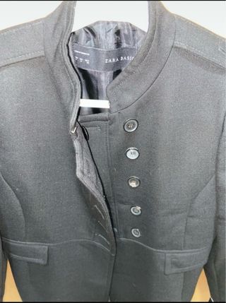 Abrigo Zara Negro