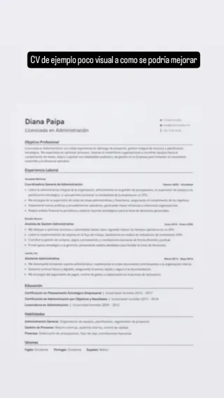 Te ayudo a hacer o mejorar tu CV – Rápido y claro.