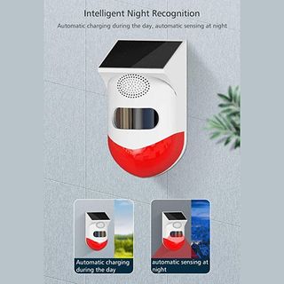 Alarma solar con wifi, sensor de movimiento