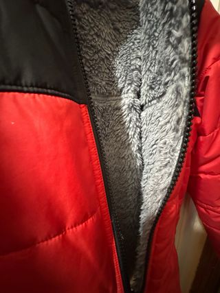 Abrigo The North Face Unisex Rojo y Negro