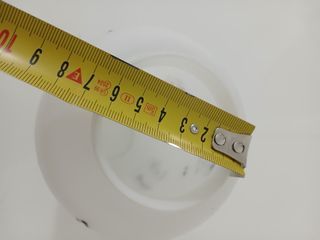 Paralume Lampada Vetro Opalino Decorato