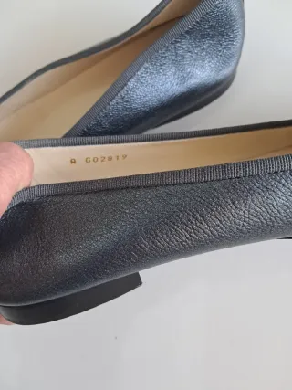 Bailarinas Chanel Gris azulado