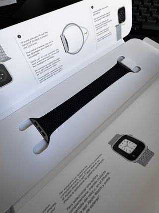 Correa trenzada Apple 45mm Azul Náutico